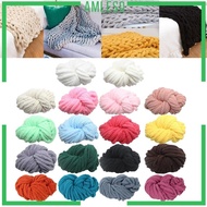[Amleso] Chunky Chenille Yarn, Yarn, Chunky Yarn, Acrylic for Crochet, Blanket,
