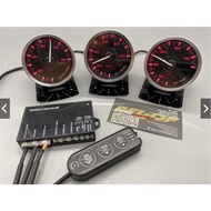 DEFI A1 METER GAUGE 3ADIK WITH CONTROLLER UNIT WATER TEMP OIL PRESS OIL TEMP DEFI A1 THAILAND