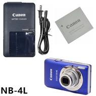 Canon IXUS 100 110 120 130 IS 115 HS Digital Camera Lithium Battery+Charger NB-4L