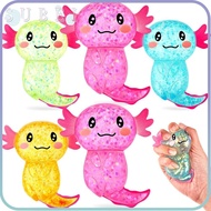 SULIN Axolotl Squishy Toys, Sugar Filled Soothing Texture Squishy Stress Glitter, Cute Glitter Cute 
