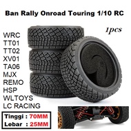 Rally Onroad Tires Touring WRC TT01 TT02 XV01 TA06 LC RACING 12mm 1/10 Rc Car Tire wl toys a959 a979