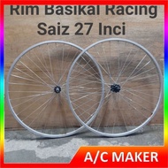 Racing road Bike Wheel Set 27 Inci Rim Basikal Racing Classic rim 27X1 1/4, 27X1 3/8