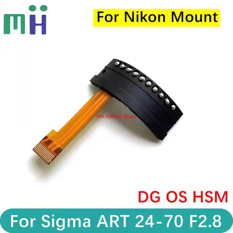 NEW For Sigma ART 24-70mm F2.8 DG OS HSM (For Nikon Mount) Lens Contact Point Part Rear Connect Flex