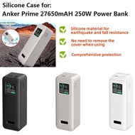 Silicone Case for Anker Prime Power Bank 27650mAH 250W, Full-Body Shockproof Cover with Scratch Prot