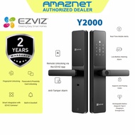 New EZVIZ Y2000 Wifi Fingerprint Access Smart Lock Keyless Doorlock Handle Smart Fingerprint Door Lo