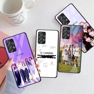 LE SSERAFIM 06 Glass Phone Case For Samsung Galaxy A16 A15 A25 A35 A55 A53 A54 A34 A14 A32 A52 4G 5G