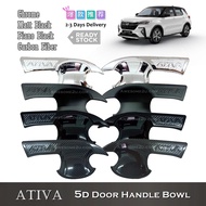 Awesome2u Perodua Ativa Car Door Handle Bowl Cover Anti Scratch Protector Accessories 4pcs/set