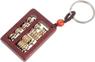 SAFIGLE 2pcs Abacus Decorative Pendant Accountant Jewelry Novelty Key Ring Accountant Gift Chinese Souvenir Gifts Carved Car Keychain Vintage Abacus Cute Key Amulet Wood Handbag Lucky Tree