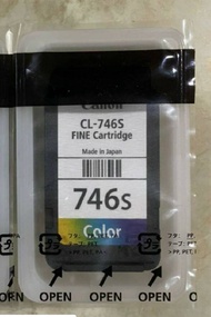 ตลับหมึกCanon TS307 TS 207  Cl 746s Color สี แบบไม่มีกล่องของแท้จากศูนย์