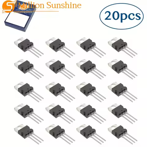 20pcs L7812CV L7812 Voltage Regulator 12V 1.5A Fixed Output Linear Regulator IC TO-220 for Power Sup