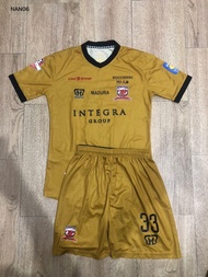 Match Worn Madura United Goalkeeper Home 2019 SS - Gold & Short #33 Rafit