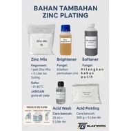 Zinc Plating Additive Replenishment – Softener / Brightener / Acid Wash / Acid Pickling – TG Blastwo