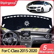 for Mercedes Benz C-Class W205 Anti-Slip Mat Dashboard Pad Sunshade Dashmat Carpet Accessories C-Kla