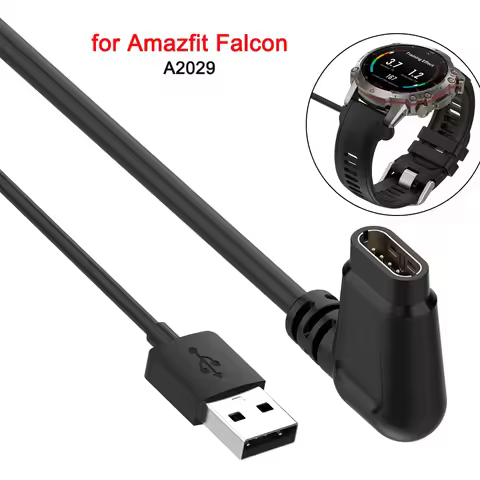 Data Charger Cable for Amazfit Falcon A2029 USB Charging Cord Replacement Smartwatch Accessories