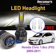 2 Pcs x LED Zesus Lampu Zen 4 Bosch Osram Headlamp Bulb  6000K HB4(Low Beam) 12v -Honda Civic FD (1.