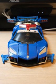 日版 TOMICA HYPER BLUE POLICE 01 可變形警車玩具