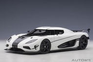 AUTOart オートアート 1/18 ミニカー コンポジットダイキャストモデル 2017年モデル ケーニグセグ アゲーラ RS Koenigsegg Agera RS