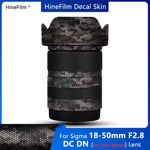 Hinefilm Skin for Sigma 18-50 F2.8 E Lens Decal Skin for Sigma 18-50mm F2.8 DC DN Contemporary for S