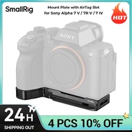 SmallRig Mount Plate with AirTag Slot for Sony Alpha 7 V / 7R V / 7 IV Only 98g Built-in AirTag Slot