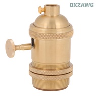 PINCHMY Lamp Socket Holder, Copper Material E26 E27 Base Bulb Socket, Easy Light Socket DIY Lighting