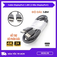 DisplayPort to DisplayPort Cable 1.8m – Supports 60Hz 144Hz – For PC, Laptop, Gaming Monitor