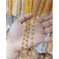 24K Gold Plated Boba Chain Bracelet