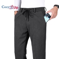 Cozy Up Brushed Business Elastic Waist Lounge Pants