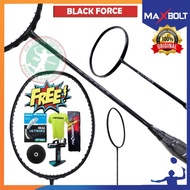 Maxbolt Black Force Raket Badminton Original