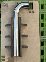 Bends Steel Gasoline Engine Exhaust Pipe 90 Degree 100 Degree 105 Degree Stainless Steel Model Boat 