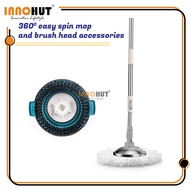 Innohut SQ-942 Mop Refill 360 Spin Mop Accessories Brush Household Cleaning Tool Mop Lantai