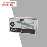 NUR CARE ALCOHOL SWAB 100S