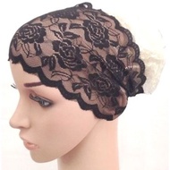 🌟READY STOK🌟Inner scarf lace separuh kepala 1pcs