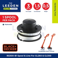 BLACK & DECKER RS300-B1 Spool & Line For GL260 & GL300 by Leeden Online Store