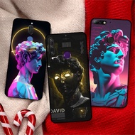 Soft black phone case for Huawei P10 P20 P30 P40 Lite Y5P Y6P Y7A Y9A Y5 Y6 Pro Y6S 38HK David Statu