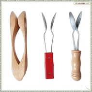 [dreamedge] Music Spoon Natural Folk Percussion Instrument Educational Music Tool