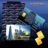 GDORA Gold Bar 1.00gram '' TRX Tower '' 999.99