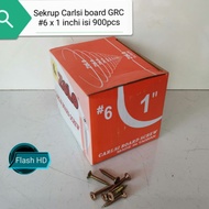 ZOLO 6 x 1" and 3/4" GRC Carlsi board screws (900pcs)