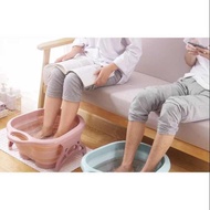 Ready Stock ~ 折叠足浴盆   Space Saving Folding Comfortable SPA Foot Massager Basin