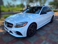 白色 紅內 2019 Benz c300 amg