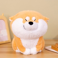 Soft Japan Anime Shiba Inu Dog Stuffed Animal Plushie Lying Puppy Toy Cartoon Throw Pillow Nap Sleep