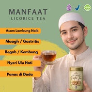 Licorice Herbal Stomach Tea, Sweet Root, Ginger, Chamomile, Mint, Fennel, Natural GERD Stomach Tea