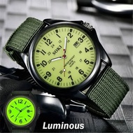 【Hot Sale】 ╤ … ㅂ O59 fashion mens watches luminous hands clock luxury military sports calendar quartz wristwatch men casual nylon watch reloj hombre