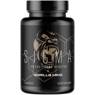 Gorilla Mind Sigma Testosterone Booster - Made with Tongkat Ali and Fadogia Agrestis Extract to Supp