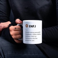MBTI Definition Cup ENFJ Personality Test Cup Gift Constellation English Ceramic Ceramic Mug Cup Gif
