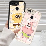 C-29 Spongebob Black White Casing for OPPO A12 F9 A11K F7 F5 A5S A7 A12s Pro