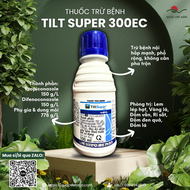 Thuốc trừ bệnh TILT SUPER 300EC (chai 100ml) - Propiconazole 150g/l + Difenoconazole 150g/l Trừ phấn