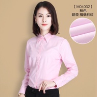 (S-2XL)WOMEN LONG SLEEVE BLOUSE OFFICE WEAR SHIRT S-2XL