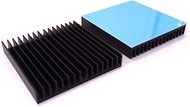 Easycargo 60mm Heatsink Kit + pre Applied 3M 8810 Thermal Conductive Adhesive Tape, Cooler Aluminum 