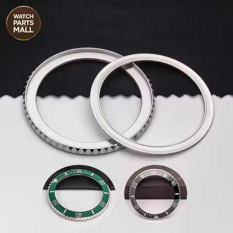 Ceramic Watch Bezel For RLX Submariner 126610 Metal Ring 126610LV 126610LN Generic Watch Parts