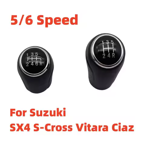 For Suzuki SX4 S-Cross Vitara Ciaz 5 / 6 Speed 1.6L 1.4T Engine Manual Shift Lever Gear Knob Car Acc